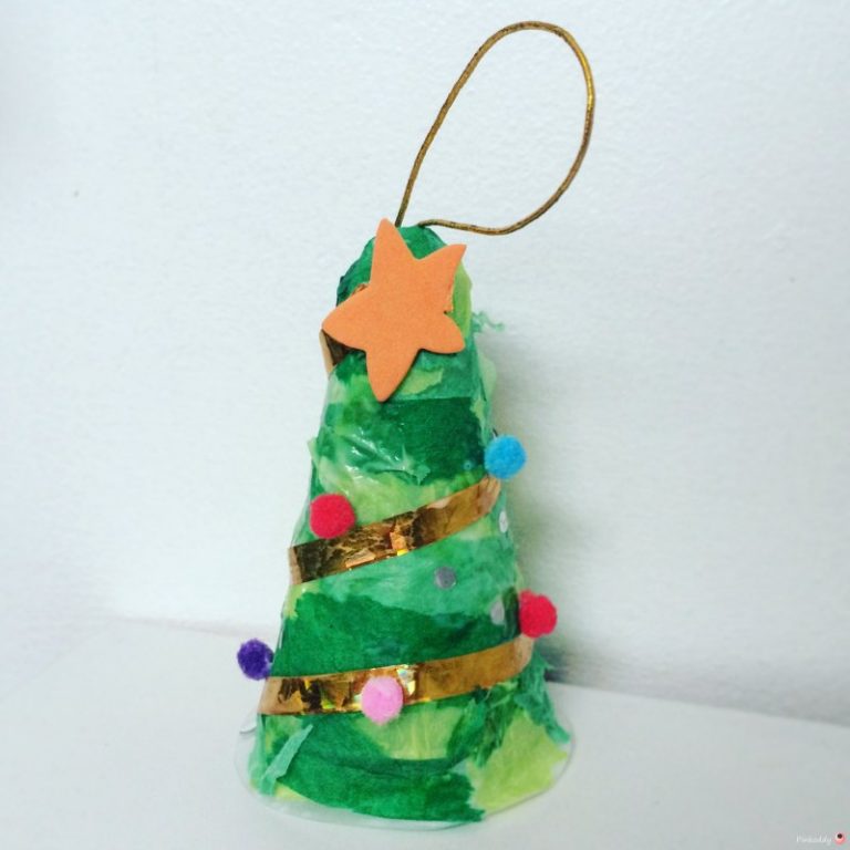 Christmas Tree Decoration from Recycled Materials | Pinkoddy's Blog