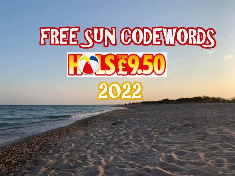 FREE Sun Codewords for 2022 Sun Holidays Pinkoddy