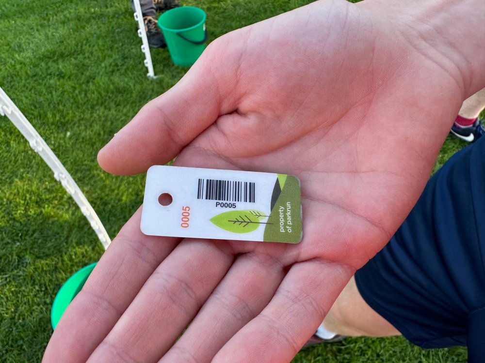 5thfinishtokenparkrun Pinkoddy's Blog